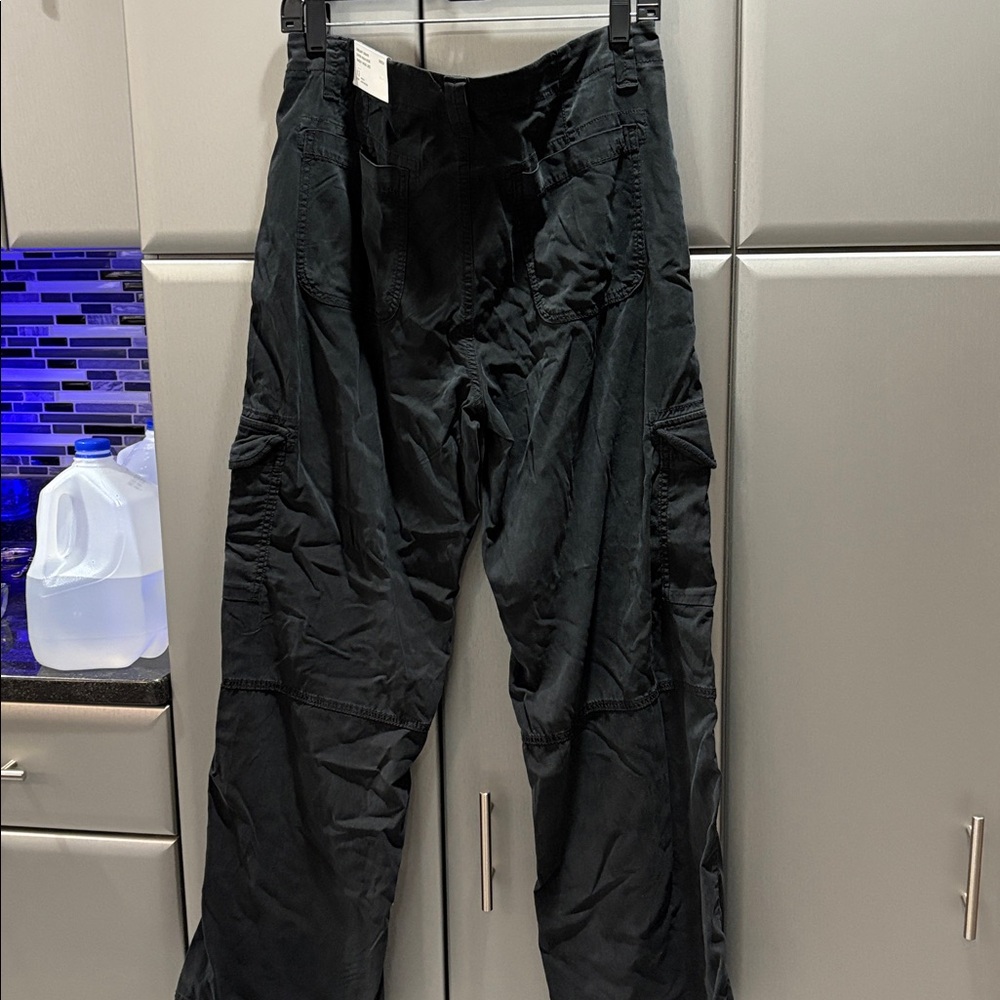 American Eagle Outfitters Black Wide Leg Pants - Picture 6 of 6